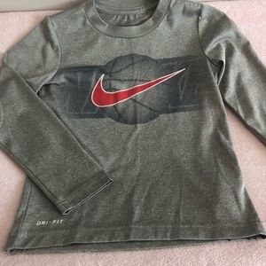 Toddler Nike Dryfit long sleeve shirt